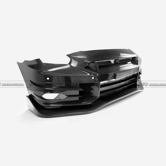 Nissan2024 R35 GTR TSM24 Type Front Bumper (Included Front lip/ Front under diffuser)portion gloss, with surface coating with surface coating