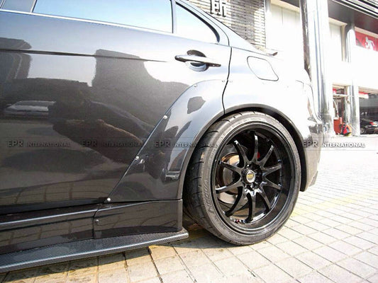MITSUBISHI EVO 10 VRS Style Wide Ver.Wider Rear Over Fender (6Pcs)