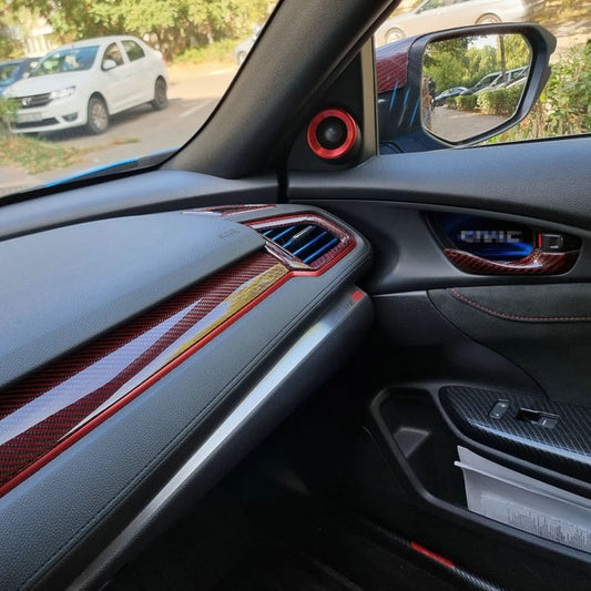 Honda Civic 10th FC 16-18 Air Condition Vents trim 5Pcs LHD