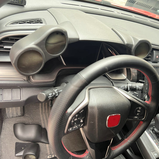 HondaCivic FK7 FK8 Type R EPR Type A 60mm double gauge pod (Can use on LHD or RHD vehicle)