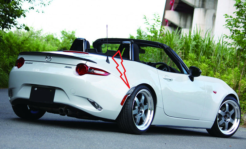 MAZDA MX5 Miata ND RF GV Style Rear Garnish