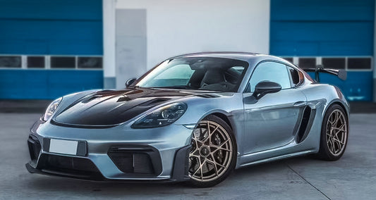 Porsche 718 Boxster Cayman (982) GT4RS Type full kit inc rear GT spoiler(primed)