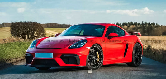 Porsche 718 Boxster Cayman (982) GT4 Type full kit inc rear GT poiler(primed)