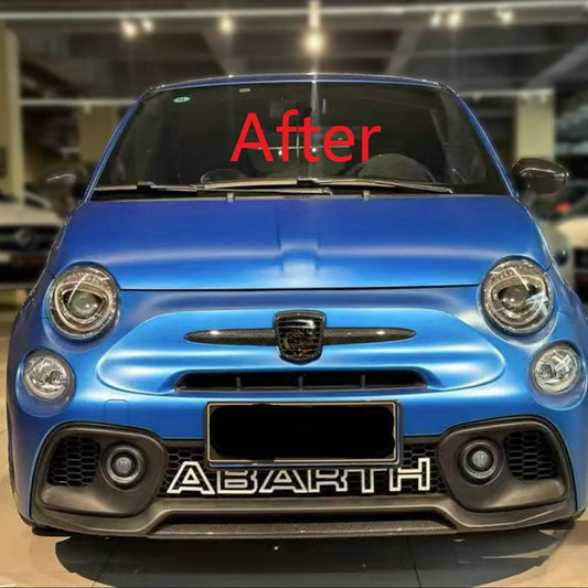 Fiat 500 15+ upgrade to Abarth plastic full body kiit (500 EU 16-25 facelift S4) (FB,SS,RB)