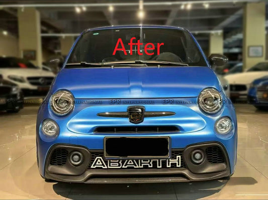 07+ Fiat 500 upgrade to Abarth front bumper (500 EU 08-15 pre-facelift S3)