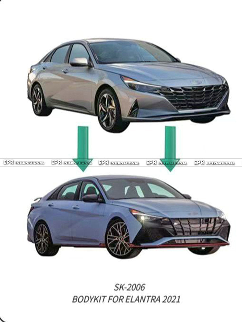 Hyundai 21-22 Elantra/Avante (CN7) N Type front bumper (Pre-facelift)