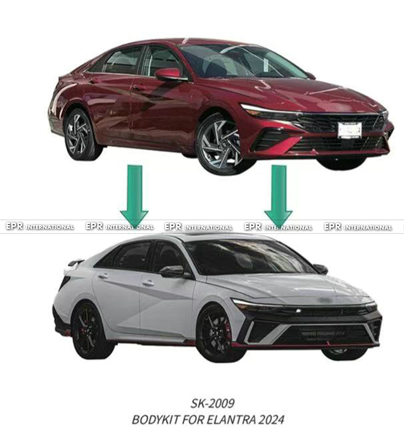 Hyundai 23-24 Elantra/Avante (CN7) N Type front bumper (Facelift)