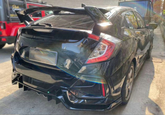 Honda 10th Generation Civic FC/FK7 TR Rear Lip with fog cover