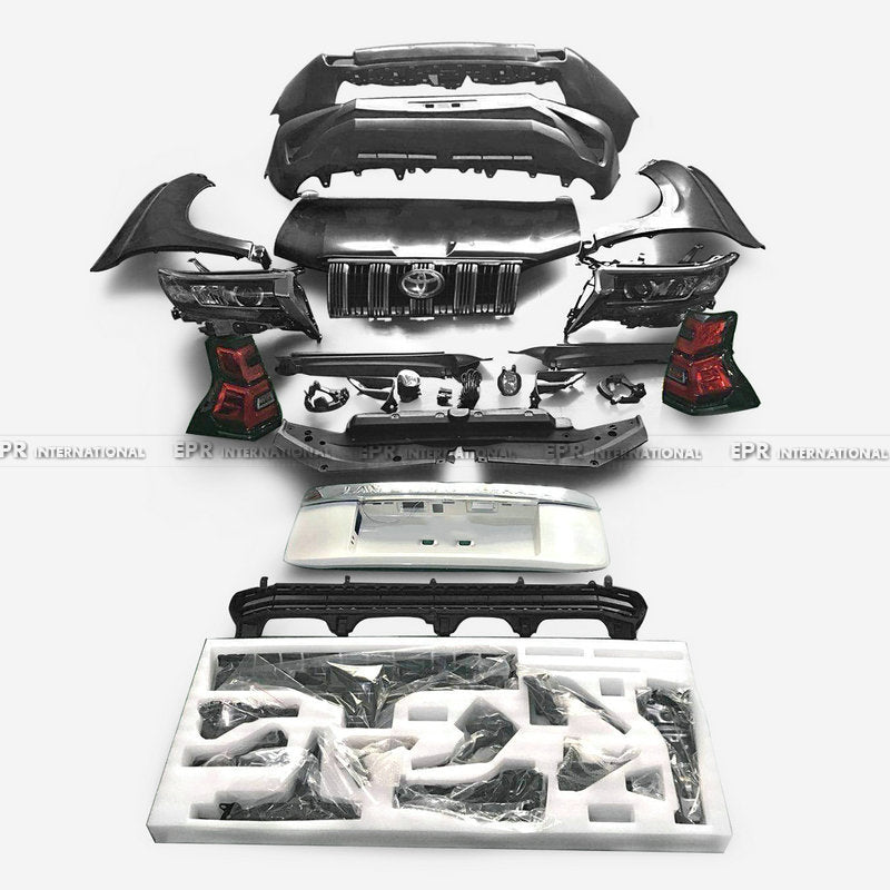 TOYOTA Prado 10-17 to 18 conversion kit(Front bumper/Front Fender/Front Grill/Head light/Hood/Rear Bumper/Tail light)