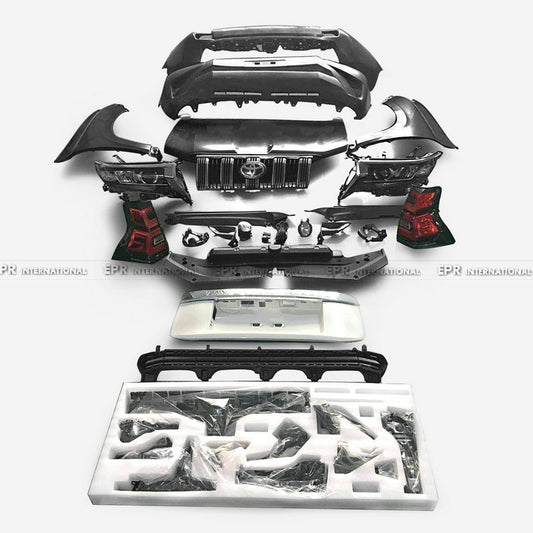 TOYOTA Prado 10-17 to 18 conversion kit(Front bumper/Front Fender/Front Grill/Head light/Hood/Rear Bumper/Tail light)