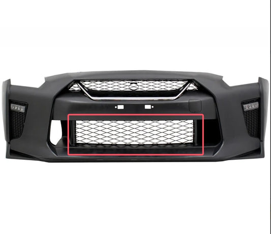 Nissan GTR R35 Facelifted conversion Front Bumper lower grill from CBA DBA to MY17