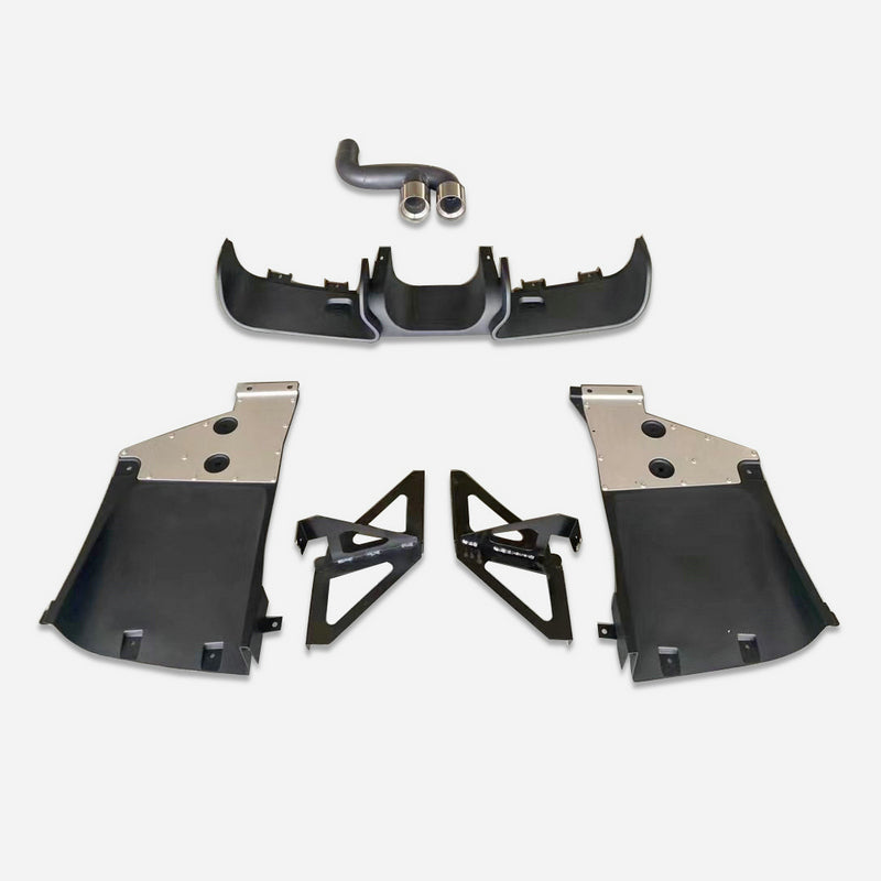Mini 07-13 R56 JCW GP Rear Diffuser with tips