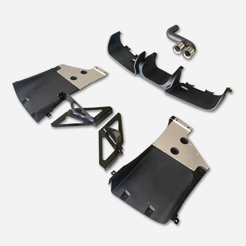 Mini 07-13 R56 JCW GP Rear Diffuser with tips