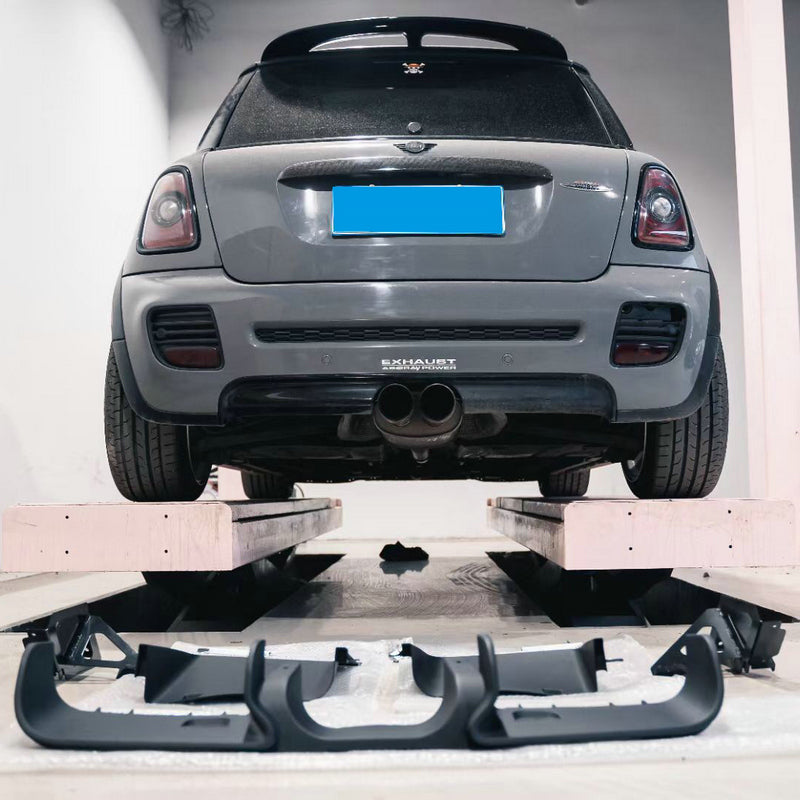 Mini 07-13 R56 JCW GP Rear Diffuser with tips