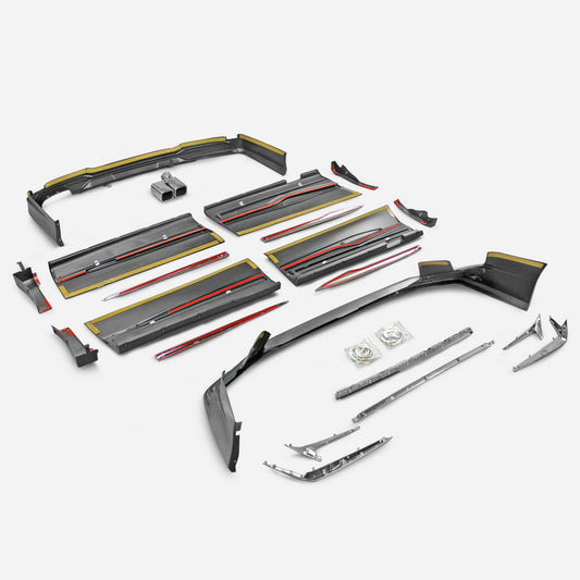 17-20 Toyota Voxy 80 Facelift MOD Type full kit included chrome trim (FL, DP, RL)