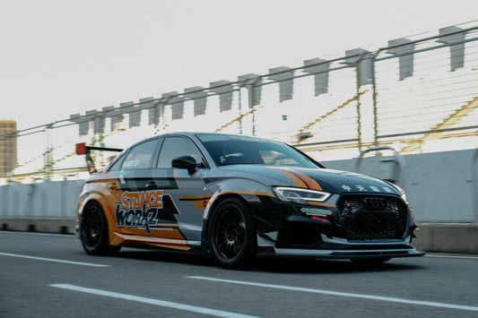 Audi RS3 S3 8V Stanceworkz Spec-LM front bumper canard 4PCs