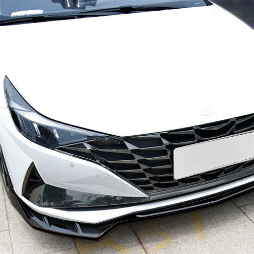 Hyundai 21+ Hyundai Elantra/Avante C Type front lip 3Pcs (Pre-facelift) (Gloss black)
