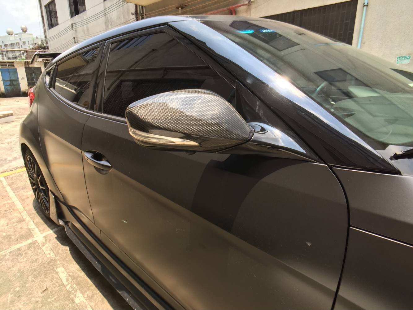 Hyundai Veloster Side Mirror Cover (Also fit i30, Accent, Avante MD)