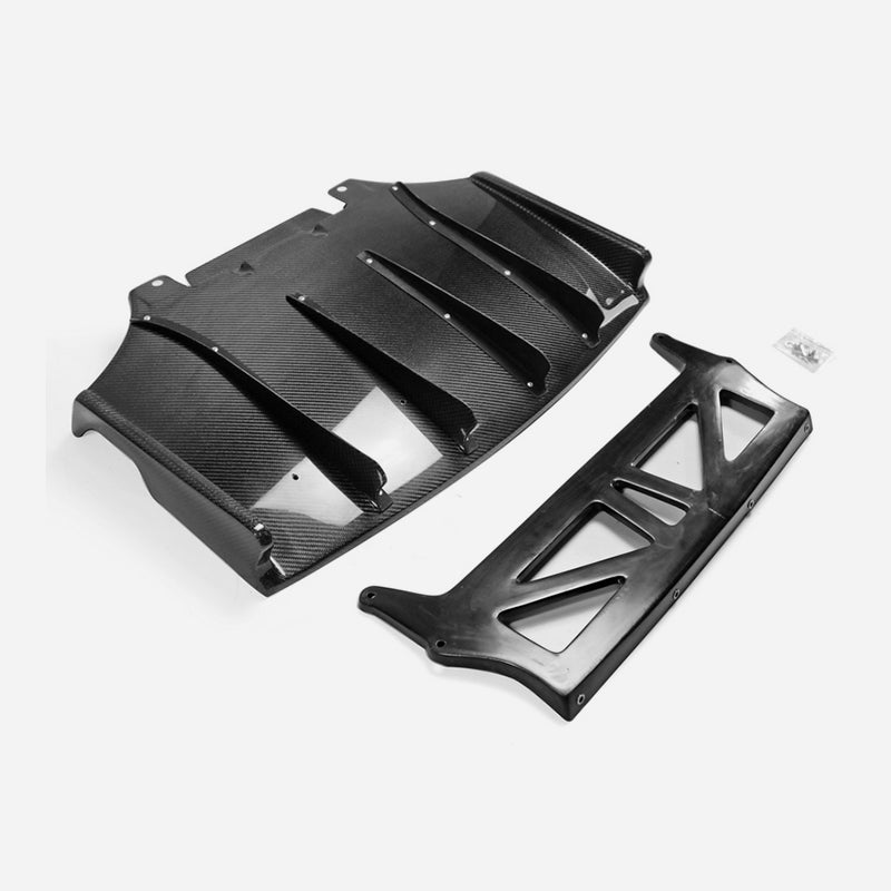MAZDA MX5 NA Roadster Miata JS Style Rear Under Diffuser with Fin