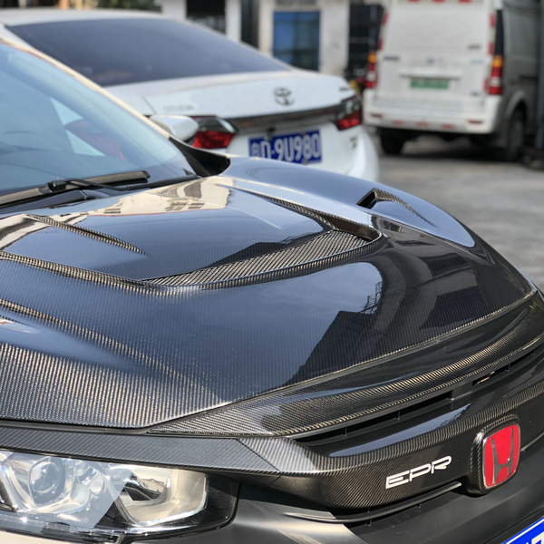 Honda 17 onwards Civic Type R FK8 VRSAR1 Style Front Hood (5 Door Hatch)(Crate size: 171x116x20)