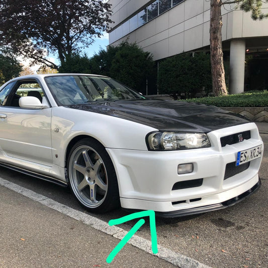 Nissan Skyline R34 GTR OEM Standard Front Bumper Middle Lip
