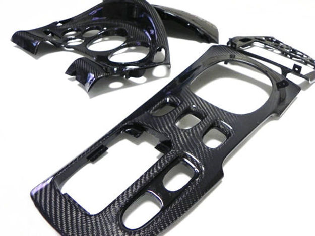 Picture of RX7 FD3S Interior Replacement (4pcs) LHD (Will need work for fitting) Carbon Fiber - USA WAREHOUSE