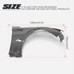 Picture of Infiniti Q50 V37 EPA ATTK type front vented fender (with upper vent)