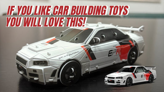 The world's first Nissan R34 3D puzzle toy ！
