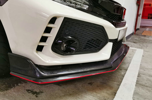 Excellent FK8 appearance modification starts with this front lip!