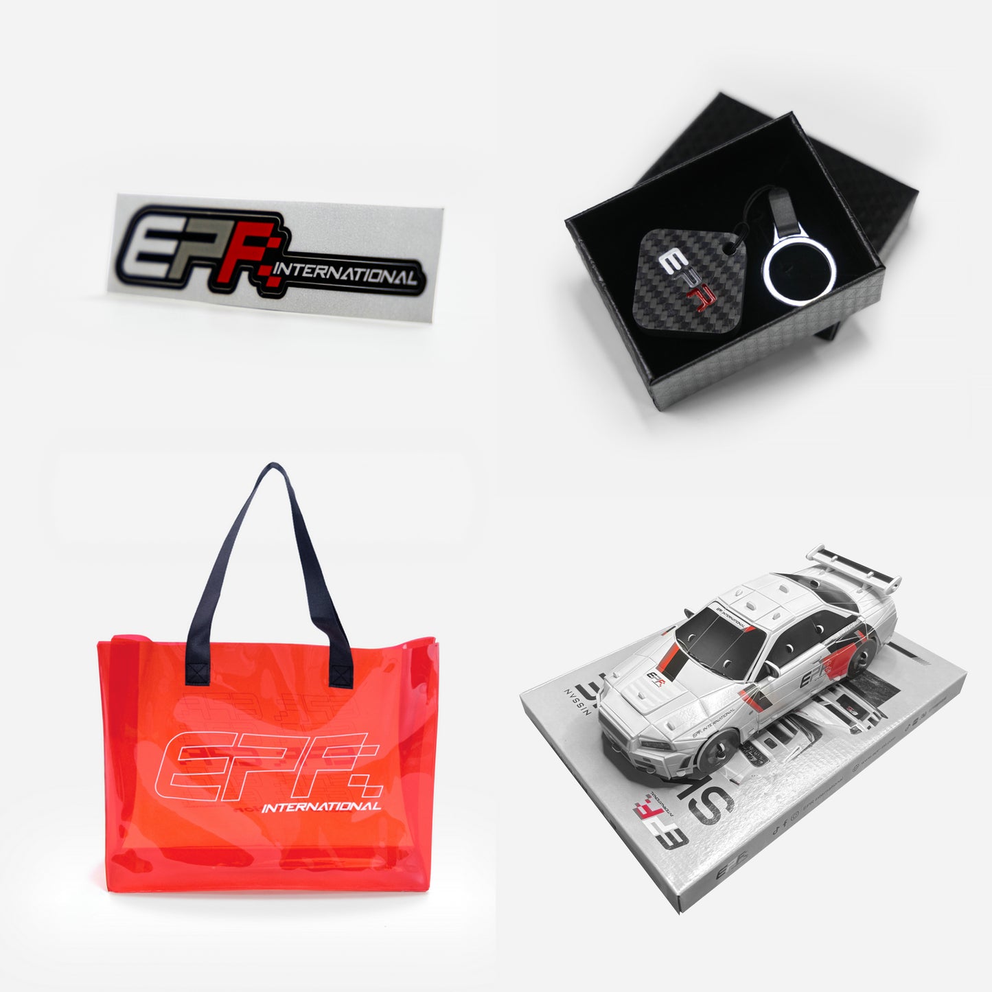 400-Like Milestone Gifts: 12cm sticker, keychain, tote bag, car model