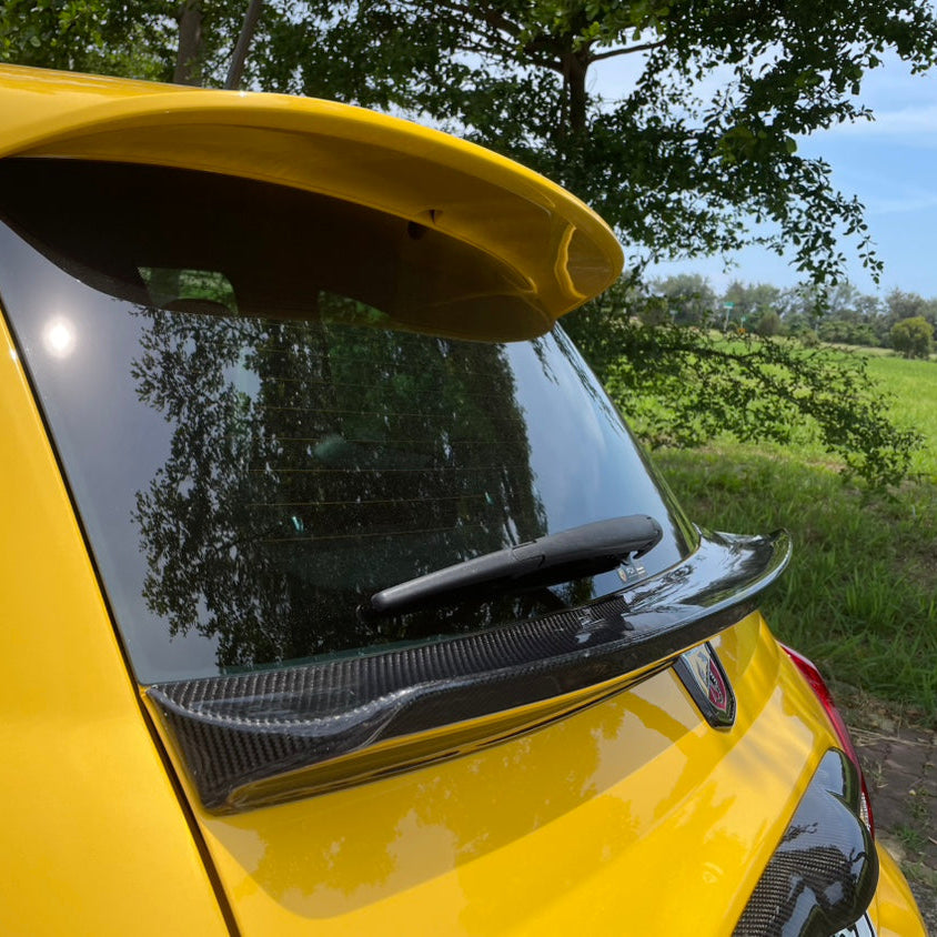 Fiat 595 Abarth GV type mid trunk spoiler