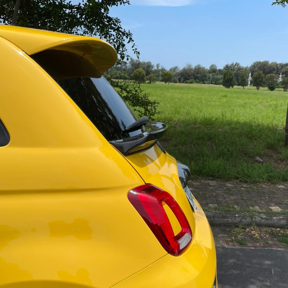 Fiat 595 Abarth GV type mid trunk spoiler