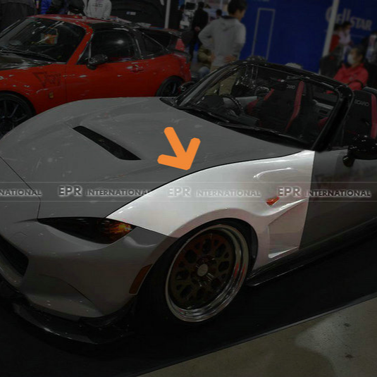 MAZDA MX5 Miata ND GV Style Front Vented Fender +3mm
