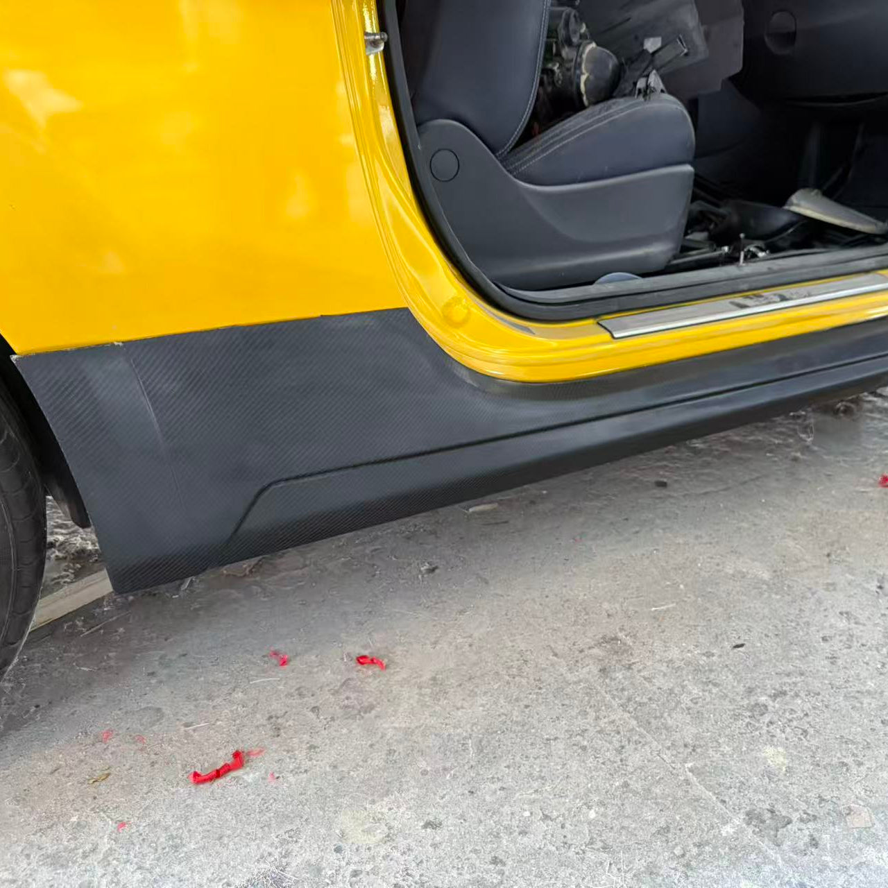 Fiat 500 S3 EPA Type wide body side skirt