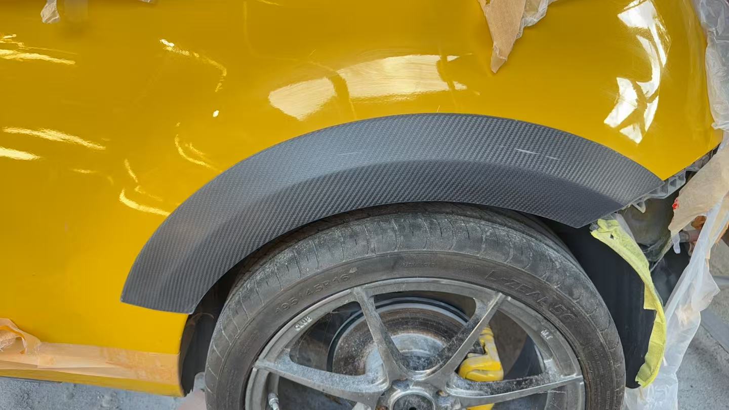 Fiat 500 S3 EPA Type wide body rear wheel flares 4pcs