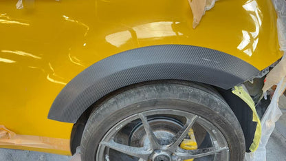 Fiat 500 S3 EPA Type wide body rear wheel flares 4pcs