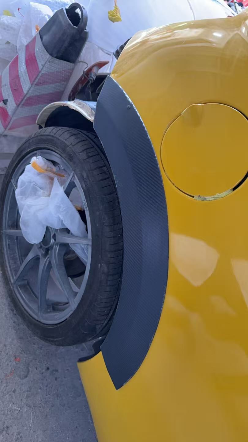 Fiat 500 S3 EPA Type wide body rear wheel flares 4pcs