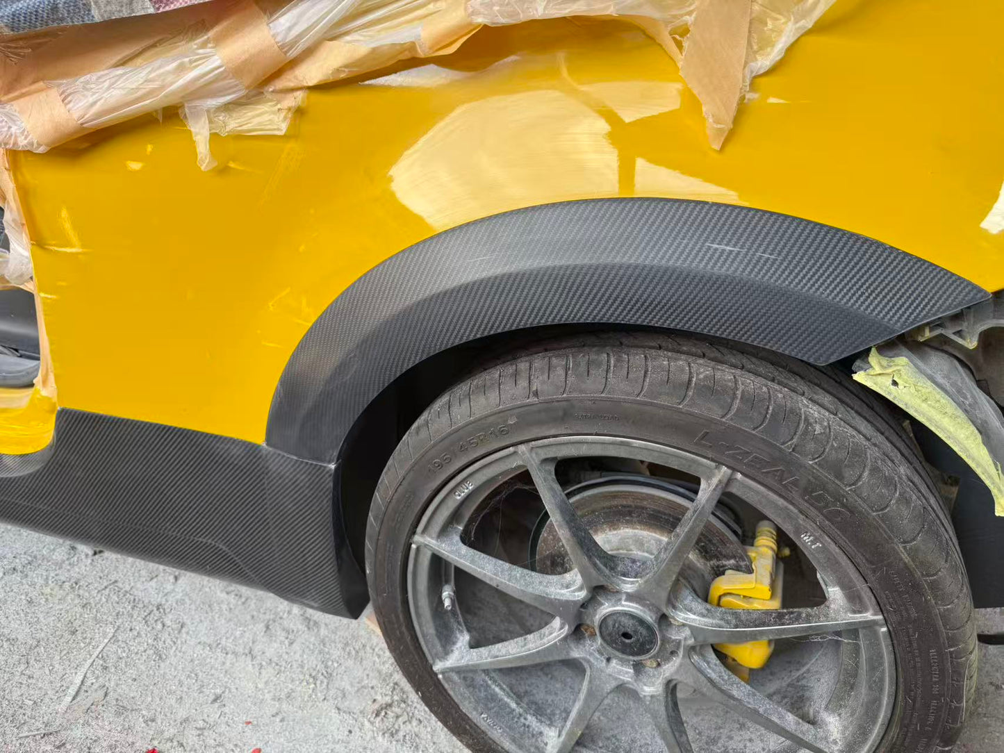 Fiat 500 S3 EPA Type wide body side skirt