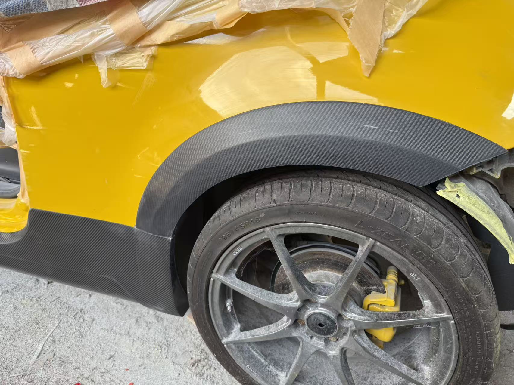 Fiat 500 S3 EPA Type wide body side skirt