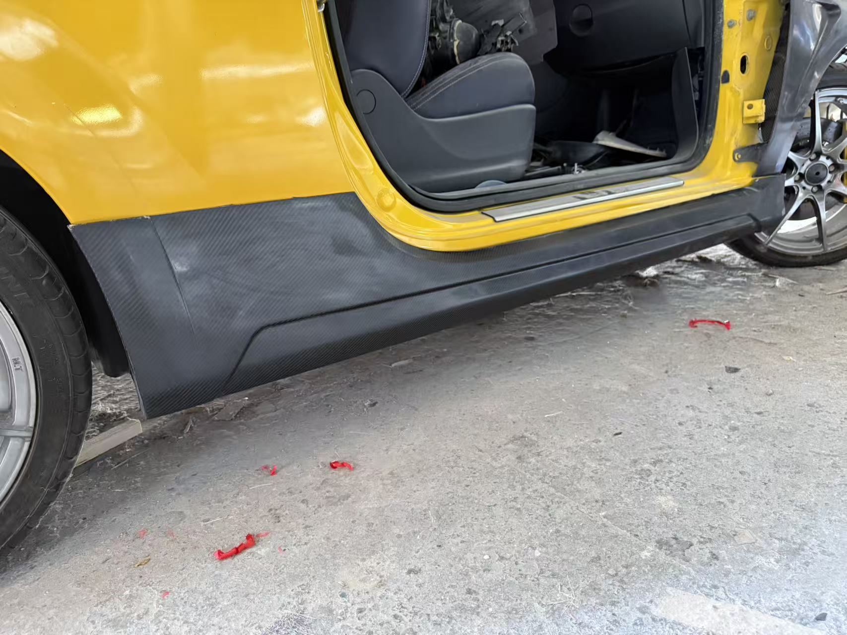 Fiat 500 S3 EPA Type wide body side skirt