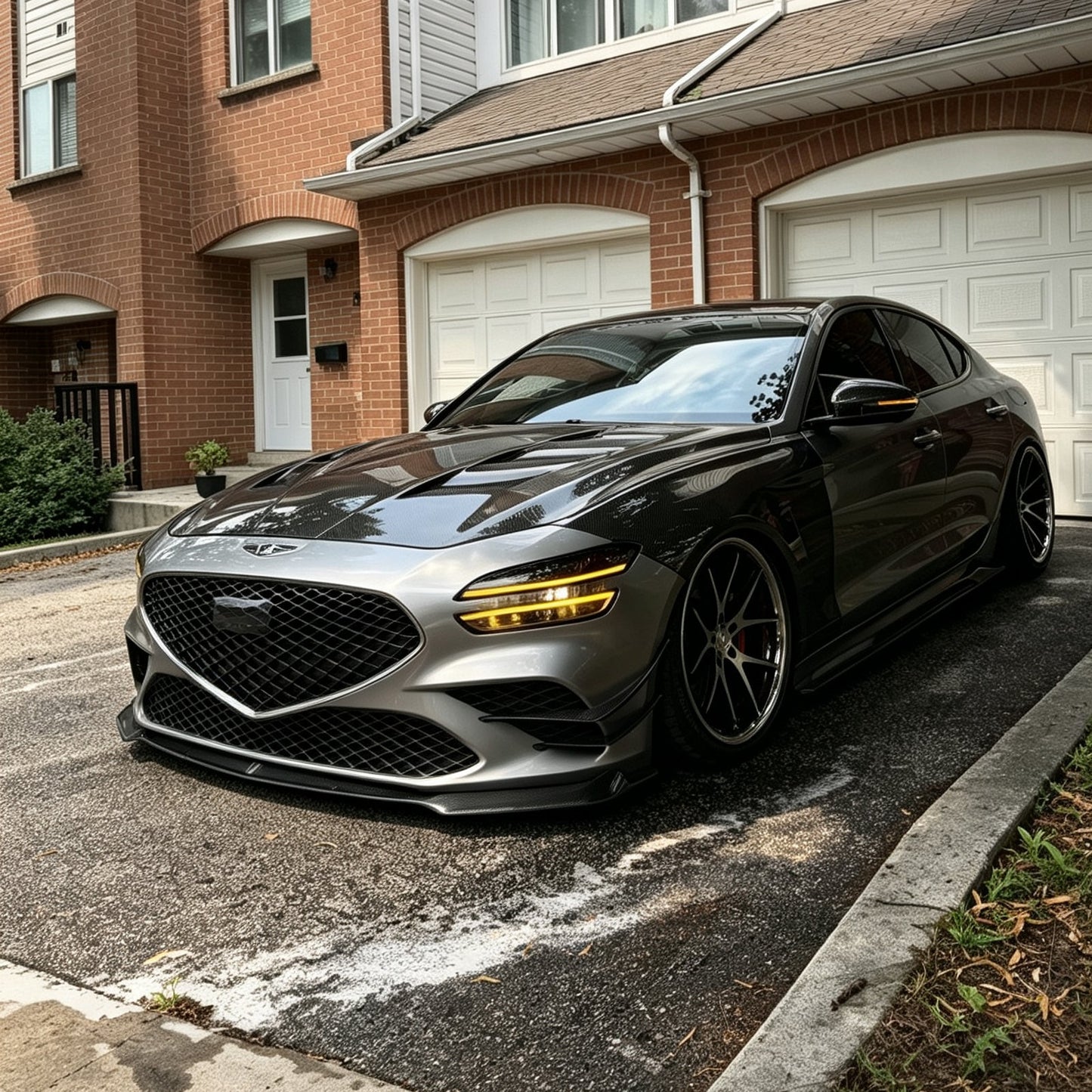 2022 Genesis G70 facelift ADK front lip