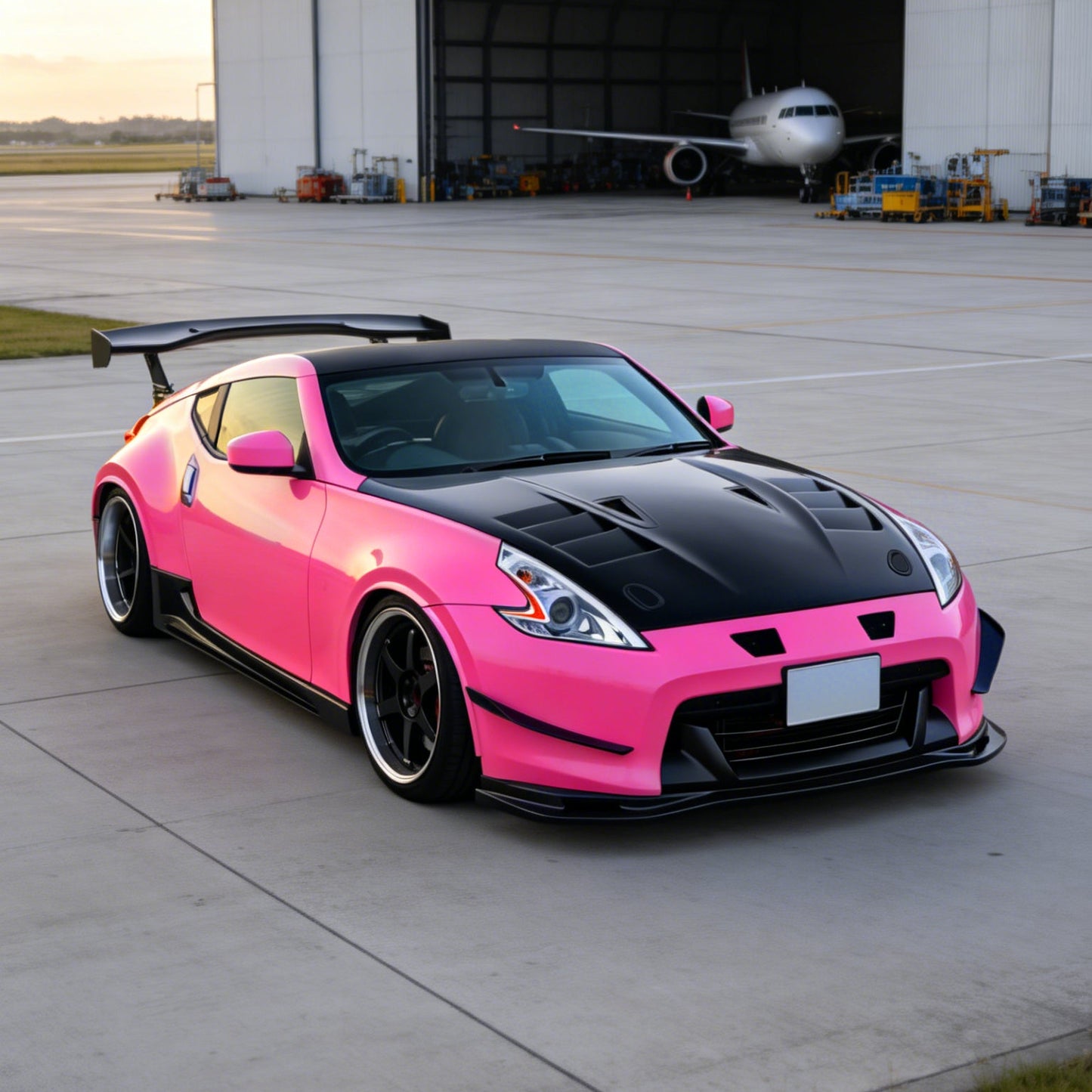 Nissan 09-12 370Z Z34 Zenki Early Model TPS Style front lip