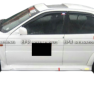 Mitsubishi 07-10 Lancer convert to EVO 5 6 wide body side skirt