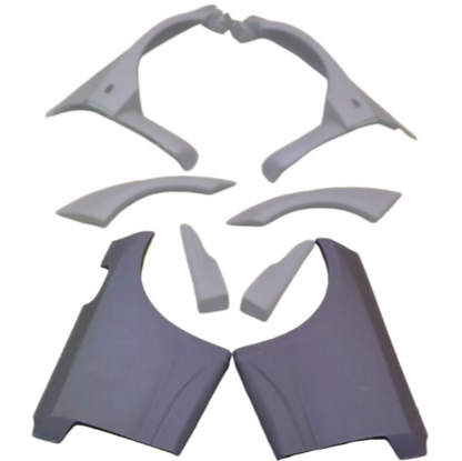 Mitsubishi 07-10 Lancer convert to EVO 5 6 V Type wide body rear fender
