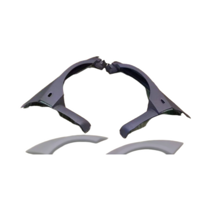 Mitsubishi 07-10 Lancer convert to EVO 5 6 V Type wide body front fender