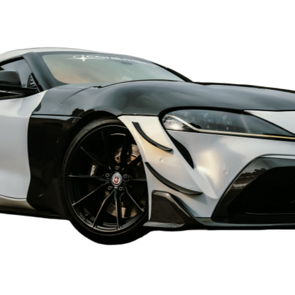 TOYOTA 19+ Supra A90 VER Type front bumper canard