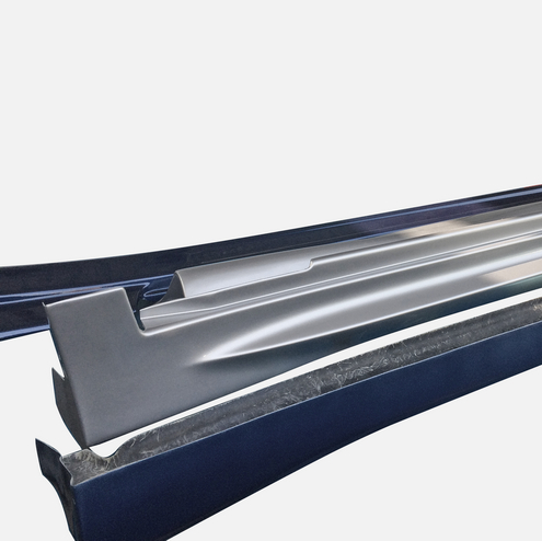 HONDA 02-08 Accord CL7 MU2 style side skirt