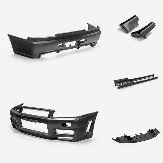 Nissan Skyline R34 GT-R BNR34 Plastic injection molding Full-body kit