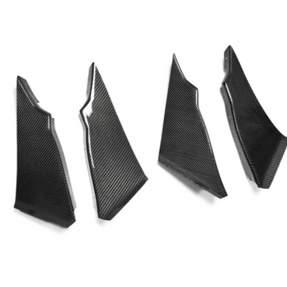 Nissan 350Z Z33 Front Bumper Canard (4 pcs)