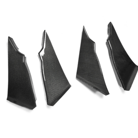 Nissan 350Z Z33 Front Bumper Canard (4 pcs)